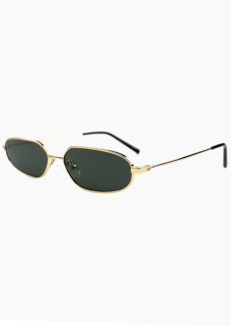 Otra Drew Sunglasses in Gold/Green