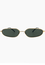Otra Drew Sunglasses in Gold/Green