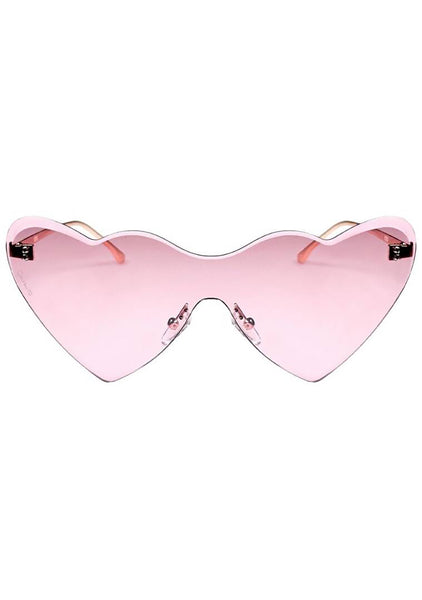 Otra Eyewear Hearts On Fire Sunglasses in Rose Gold/Pink  display picture 1
