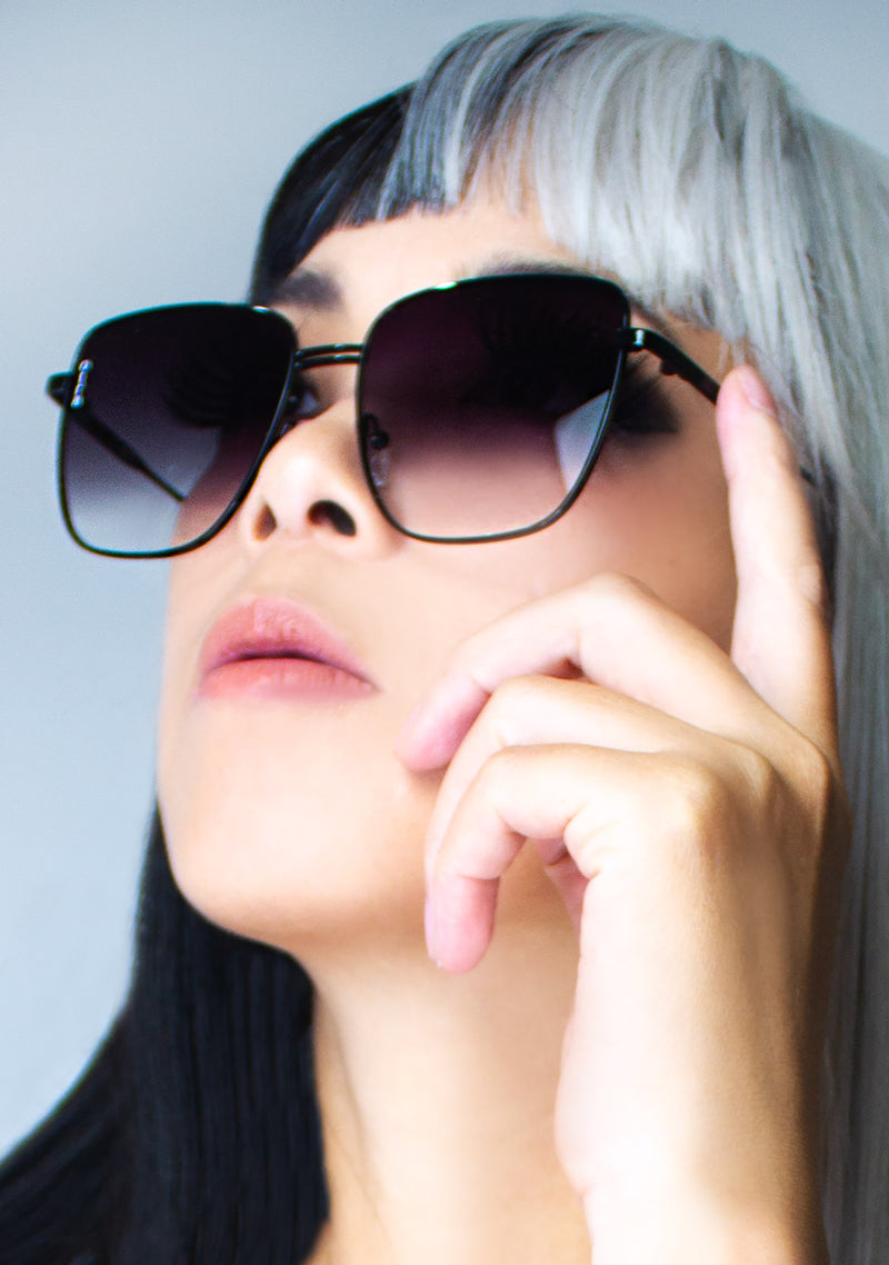 Rita Sunglasses in Black Fade