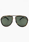 Sky Sunglasses in Tortoise/Green