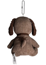 Peanuts Snoopy Chocolate Corduroy Plush Ball Chain Mascot Keychain