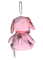 Peanuts Snoopy Pink Corduroy Plush Ball Chain Mascot Keychain