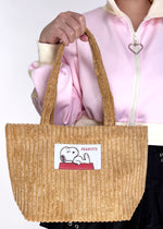 Peanuts Snoopy House Corduroy Tote