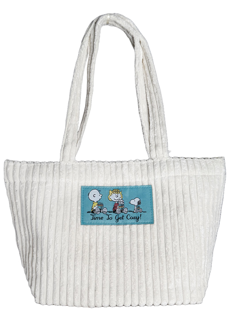 Peanuts Snoopy & Friends Corduroy Tote