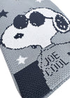 Peanuts Joe Cool Snoopy Knitted Grey Crossbody