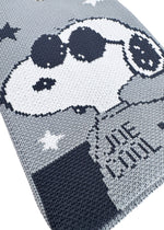 Peanuts Joe Cool Snoopy Knitted Grey Crossbody
