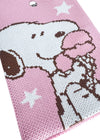 Peanuts Snoopy Loves Ice Cream Knitted Pink Crossbody
