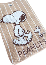 Peanuts Snoopy and Friends Knitted Brown Crossbody