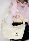 Peanuts Snoopy Classic Medium Nylon Ivory Shoulder Bag