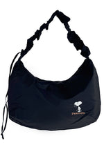 Peanuts Snoopy Medium Nylon Black Shoulder Bag