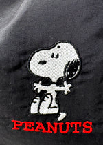 Peanuts Snoopy Say Hi Medium Nylon Black Shoulder Bag