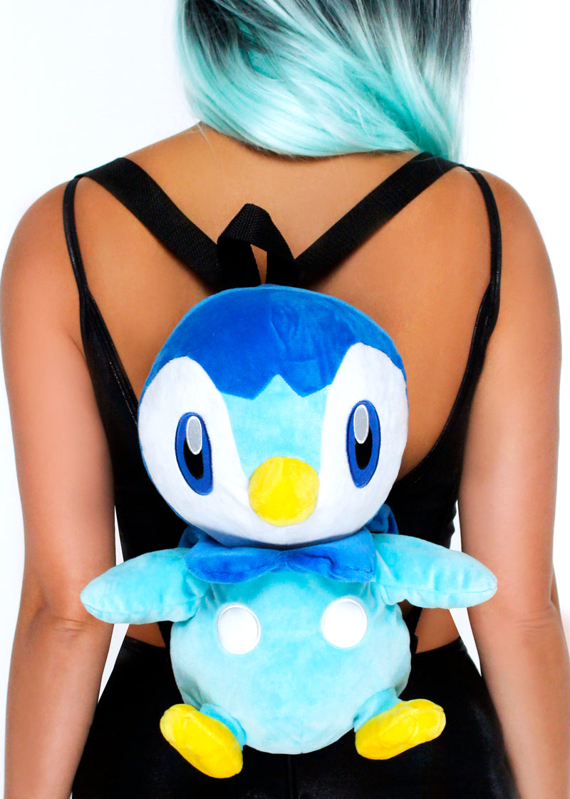 Pokemon Piplup Plush Backpack