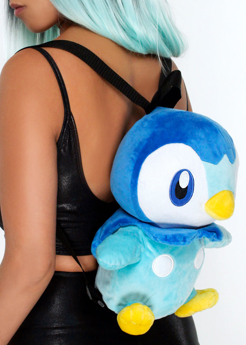 Pokemon Piplup Plush Backpack