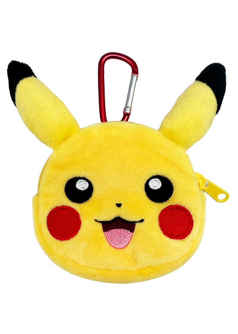 Pokemon Pikachu Plush Carabiner Coin Pouch