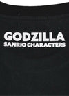 Sanrio x Godzilla Character Charcoal Long Sleeve Tee
