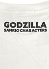 Sanrio x Godzilla Character White Long Sleeve Tee