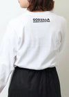 Sanrio x Godzilla Character White Long Sleeve Tee