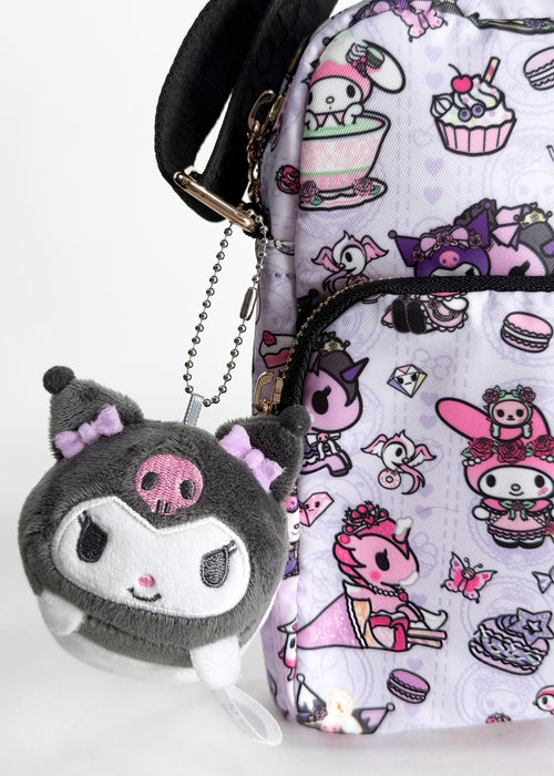 Sanrio Kuromi Plush Mascot Keychain