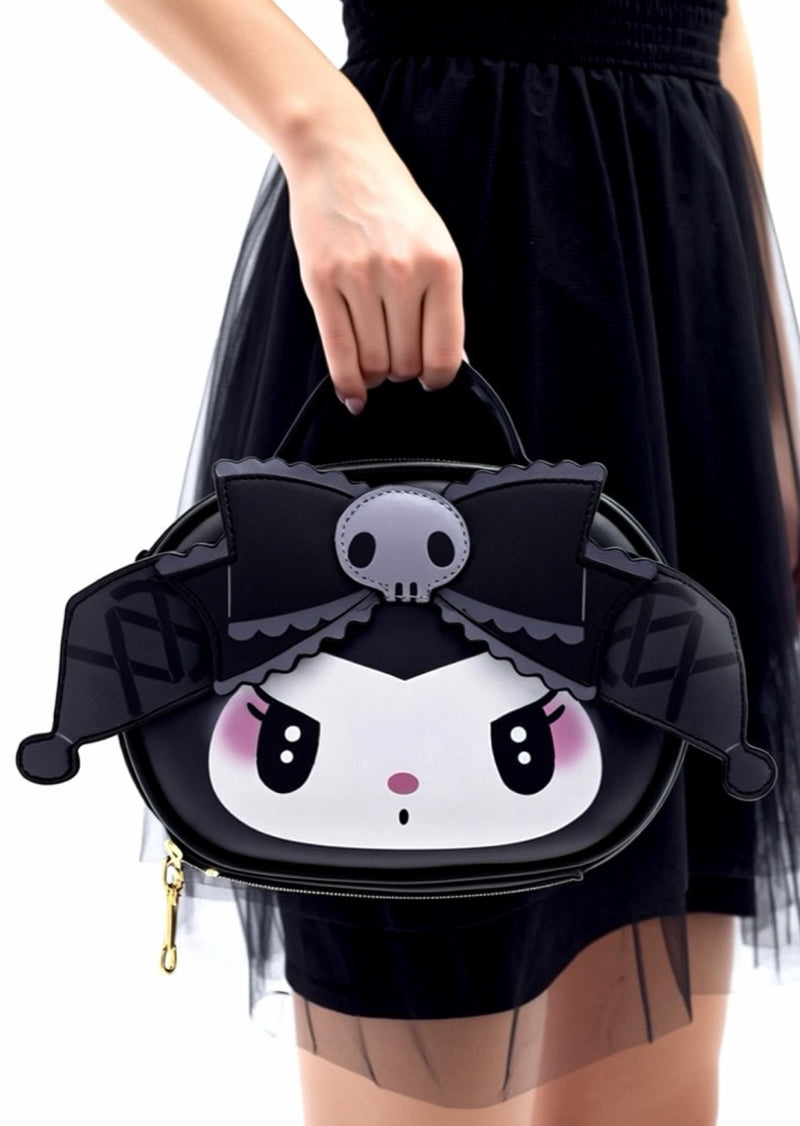 Sanrio Kuromi Face Lolita Crossbody HT34203200 | LASR – LA Style Rush