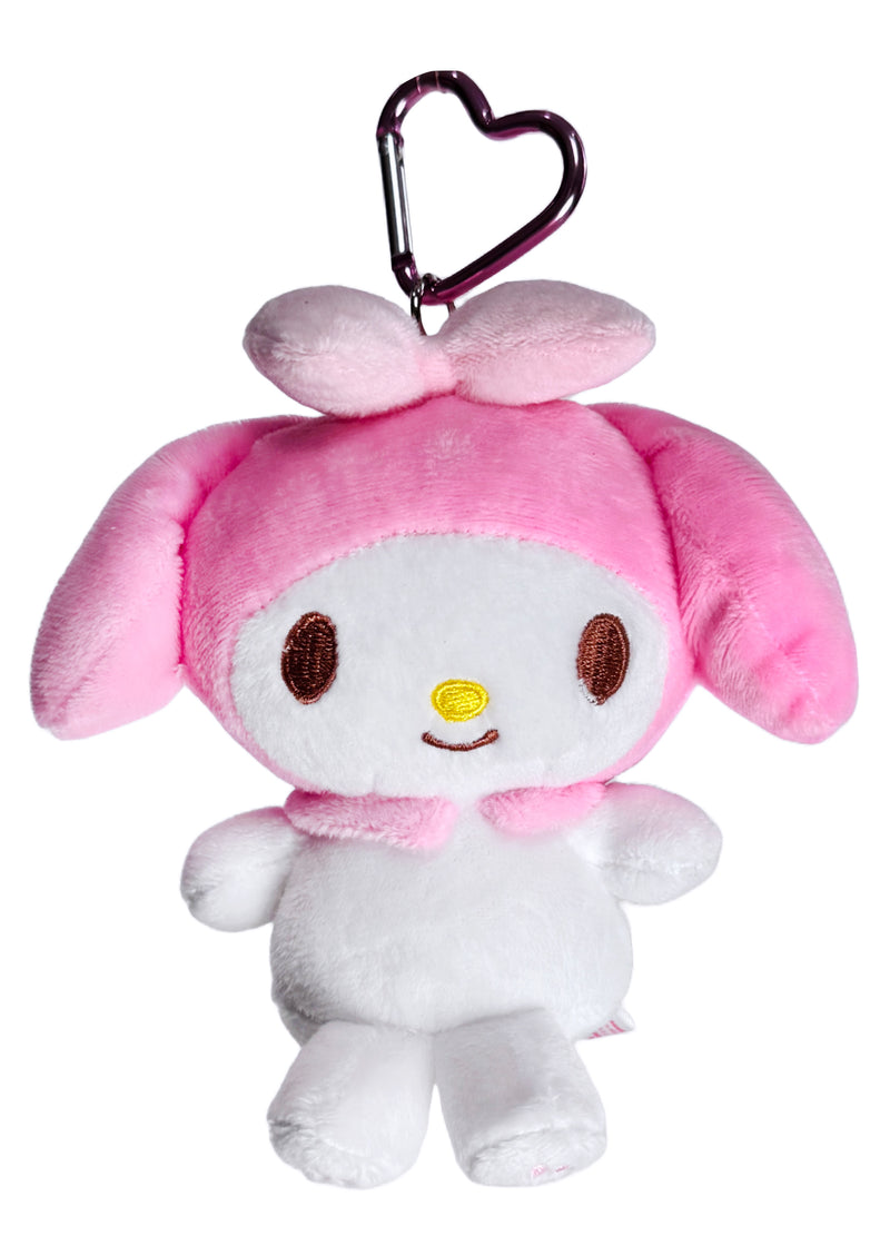 Sanrio My Melody Plush Mascot Carabiner Pouch