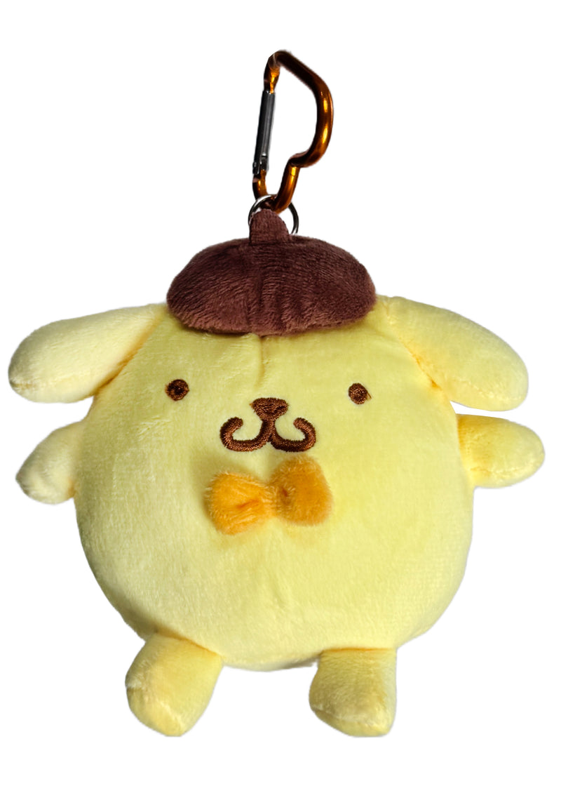 Sanrio Pompompurin Plush Mascot Carabiner Pouch