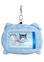 Sanrio Hello Kitty Jaws Cosplay Retractable Cord Pass Holder Plush Mascot