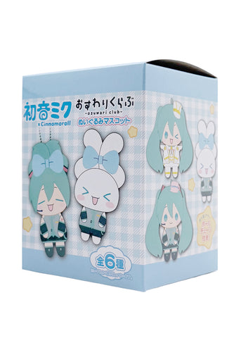 Sanrio Cinnamoroll x Hatsune Miku Osuwari Club Plush Mascot Blind