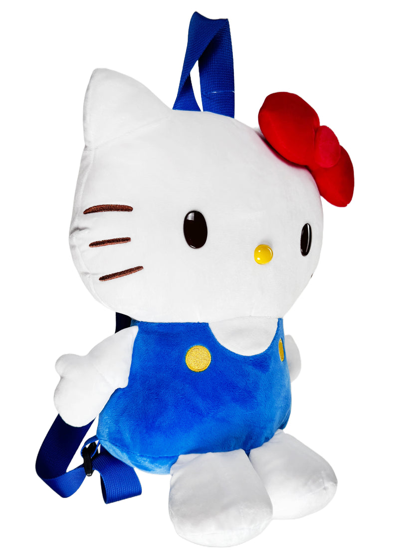 hello kitty 14 inch big face plush kids backpack Sanrio Hello Kitty 3D Plush Backpack HD3574-KT-4801