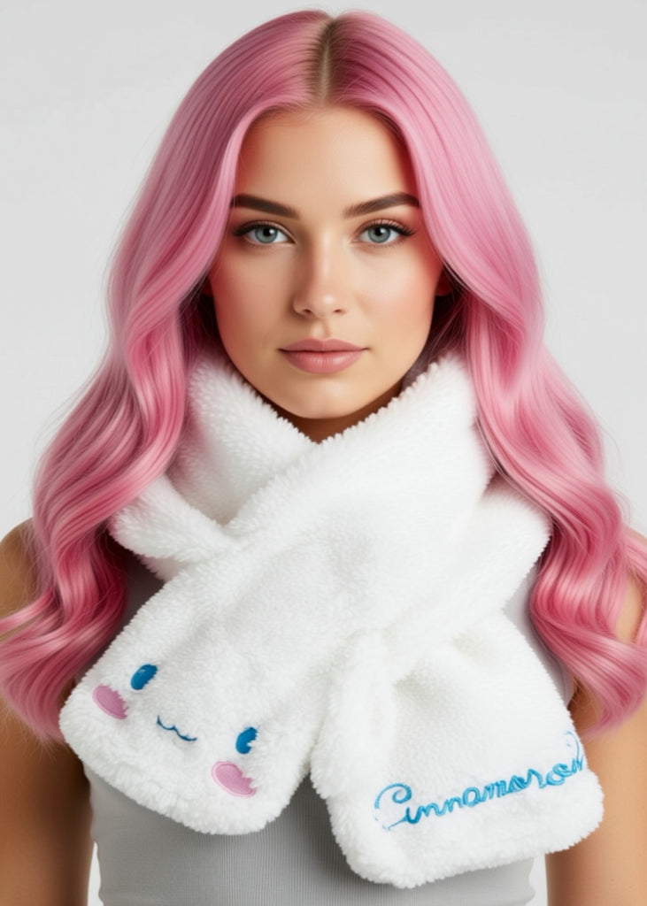 Sanrio Cinnamoroll Plush Muffler Scarf JSASMF037 | LASR – LA Style