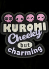 Sanrio Kuromi Embroidered Black Bomber Jacket