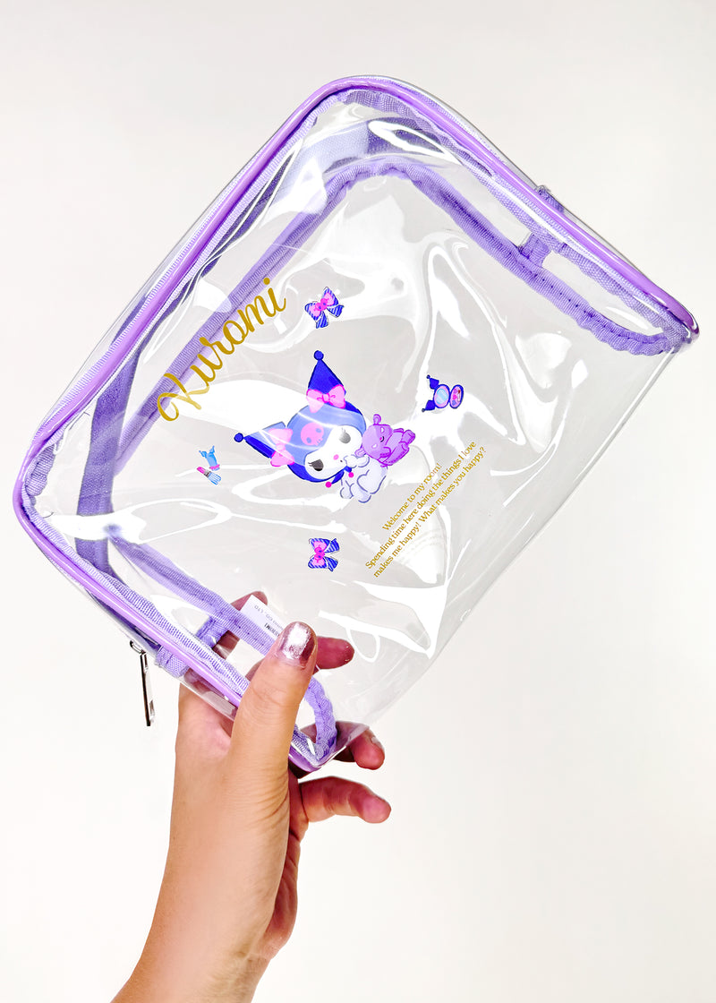 Sanrio Kuromi Vinyl Cosmetic Bag