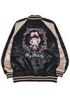 Sanrio My Melody Sweet Lolita Black Pink Bomber Jacket