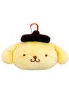 Sanrio Pompompurin Big Face Plush Mascot Carabiner