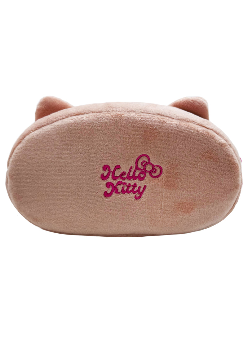 Sanrio Hello Kitty Tanned Plush Cosmetic Bag
