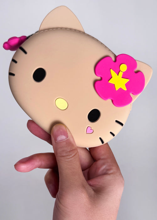 Sanrio Hello Kitty Tanned 3D Silicon Pouch