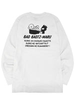 Sanrio Badtz Maru Loves Sushi White Long Sleeve Tee