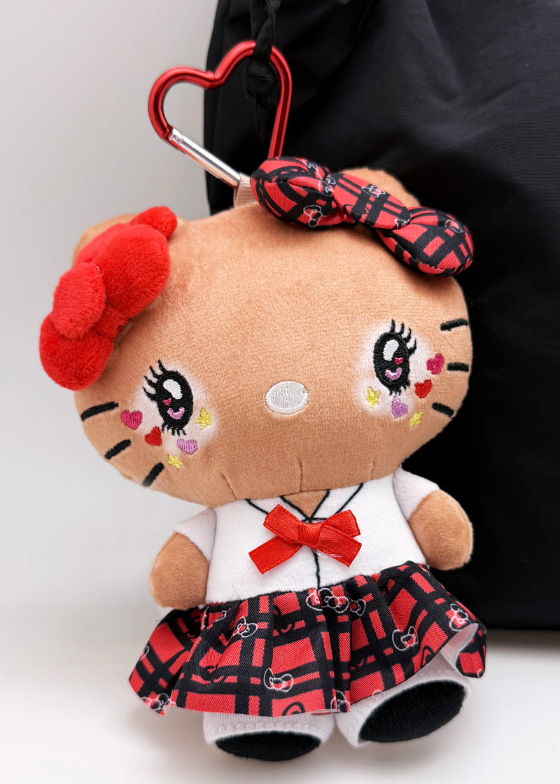 goth hello kitty plush backpack Sanrio Japan Hello Kitty Gyaru Series Mascot Pouch