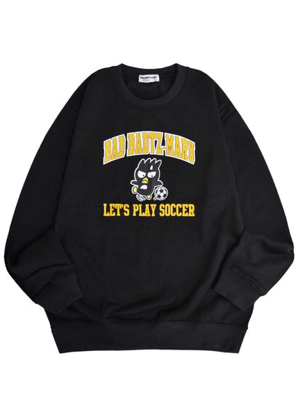 POLO MARU by RUGGED ブラックパーカー　五郎丸 Sanrio Badtz Maru Soccer Time Black Pullover XO1344-66 | LASR – LA