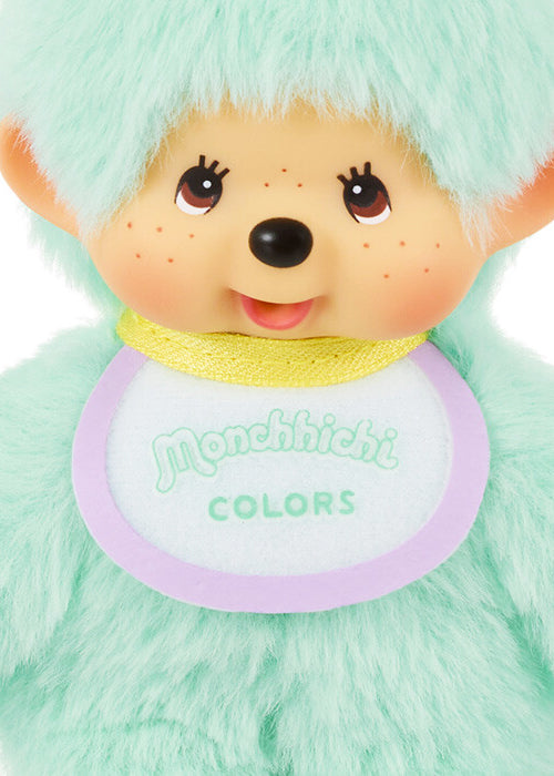 Sekiguchi Monchhichi Colors Neon Green Plush Mascot Keychain