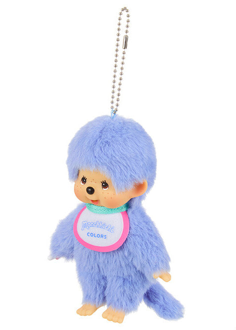 Sekiguchi Monchhichi Colors Neon Yellow Plush Mascot Keychain