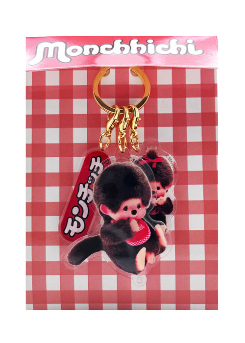 Monchhichi Classic 3PC Acrylic Keychain