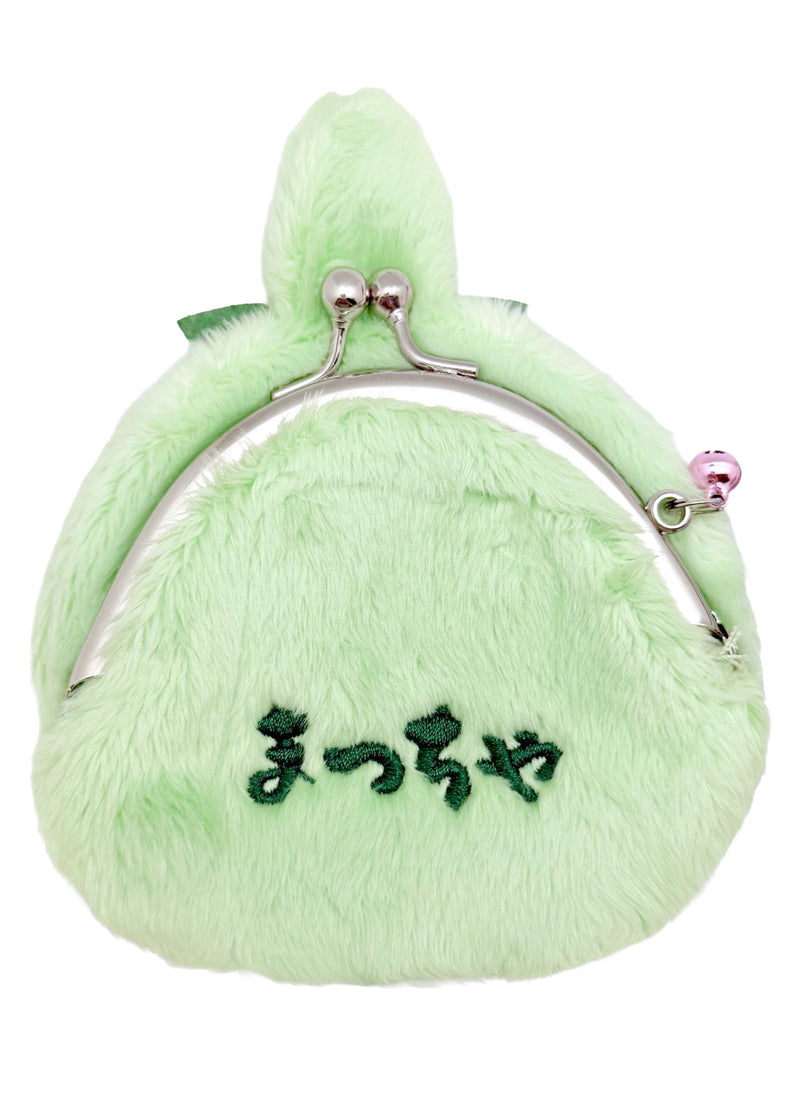 Sekiguchi Monchhichi-Chan Matcha Green Plush Coin Bag UCMC-0009GG