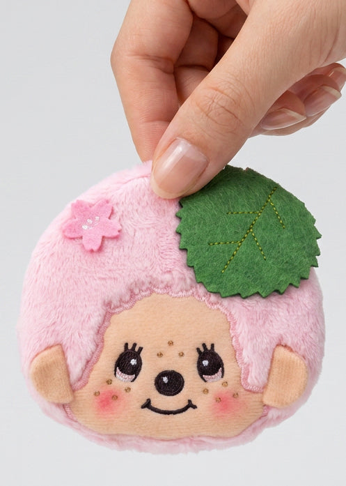 mochi様確認用 Sekiguchi Monchhichi-Kun Sakura Mochi Pink Plush Coin Bag UCMC