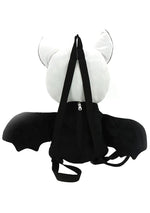 Skeleton Bat Plush Backpack