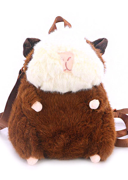 Spookyville Critters Furry Hamster Plush Backpack 86909FR | LASR