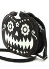 Double Fright Jack O'Lantern Pumpkin Glow in the Dark Crossbody