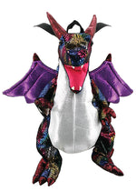 Rainbow Dragon Plush Backpack