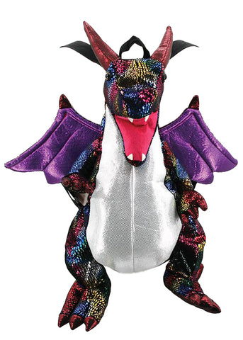 SPOOKYVILLE CRITTERS Rainbow Dragon Plush Backpack NEW SPOOKYVILLE CRITTERS - Rainbow Dragon | Mercari main image 2
