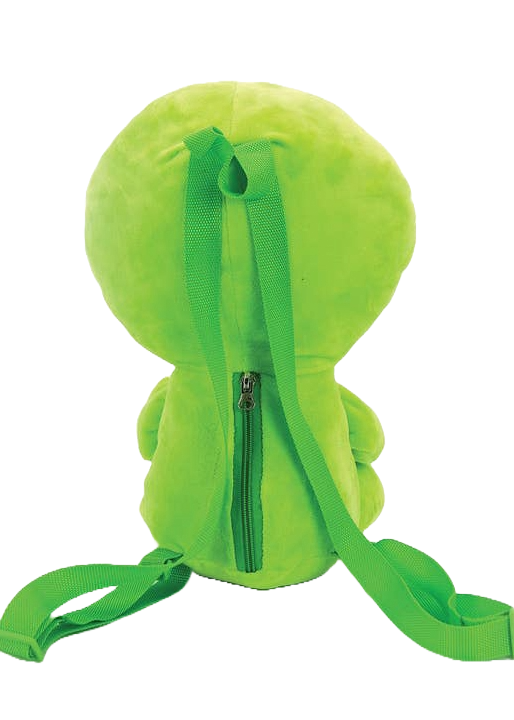 Neon Alien Plush Backpack